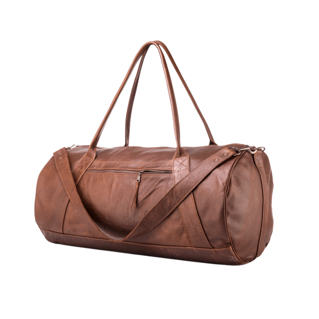 Leather duffel bag (large)