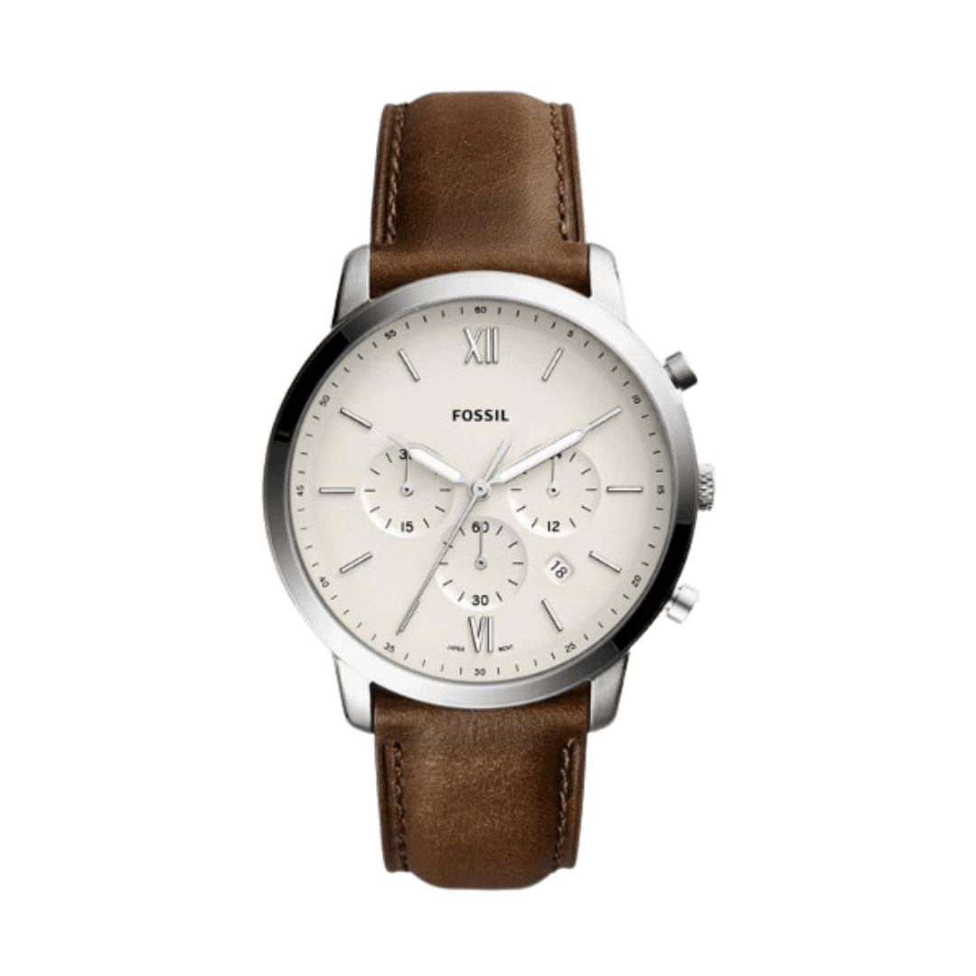 Fossil Neutra Chrono Men Brown Leather Watch -transparent.png