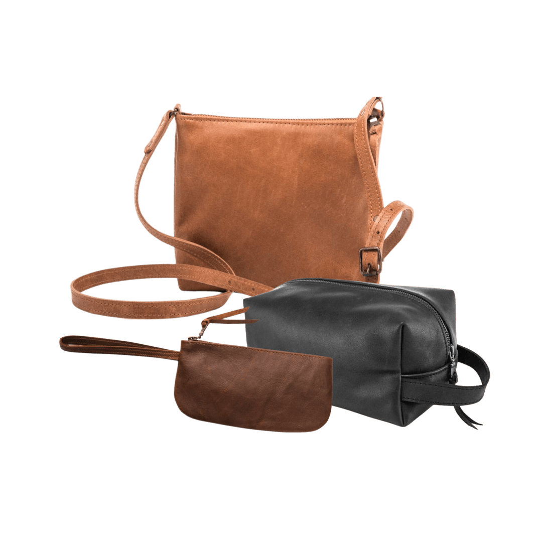 The Daily Leather Bag Set